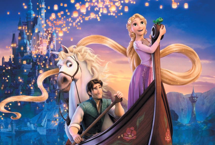 Rapunzel's Magical Night Wall Art Print