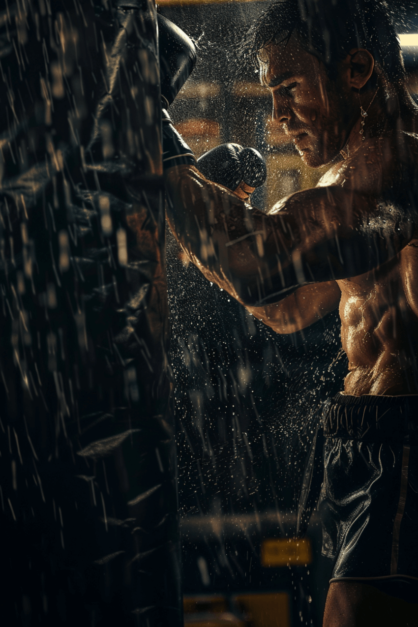 Boxer Intensity Wall Art Print