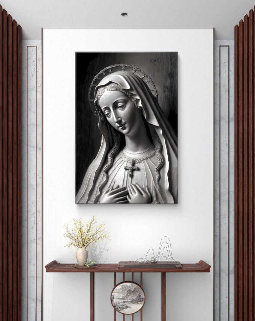 Serene Grace Christianity Wall Art Print - Image 2