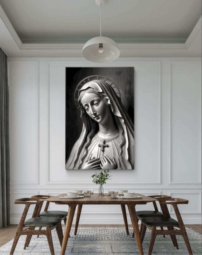 Serene Grace Christianity Wall Art Print - Image 3