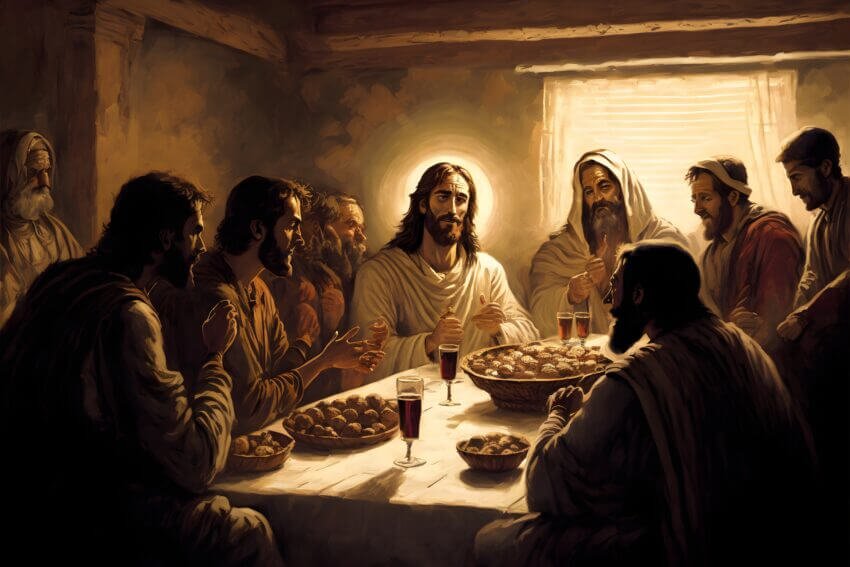 Sacred Fellowship Christianity Wallpaper Mural