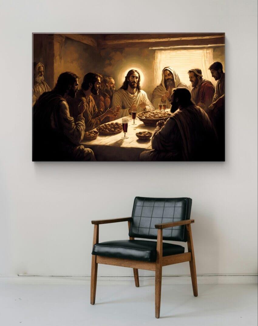 Sacred Fellowship Christianity Wallpaper Mural - Image 3