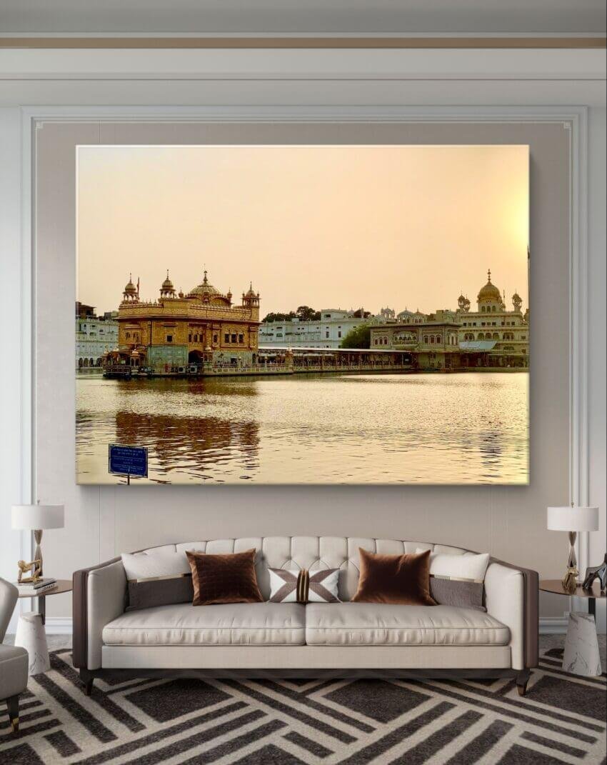 Shri Darbar Sahib: Radiance of Peace and Harmony Wallpaper Mural - Image 2
