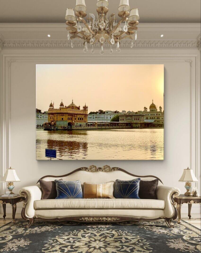 Shri Darbar Sahib: Radiance of Peace and Harmony Wallpaper Mural - Image 3