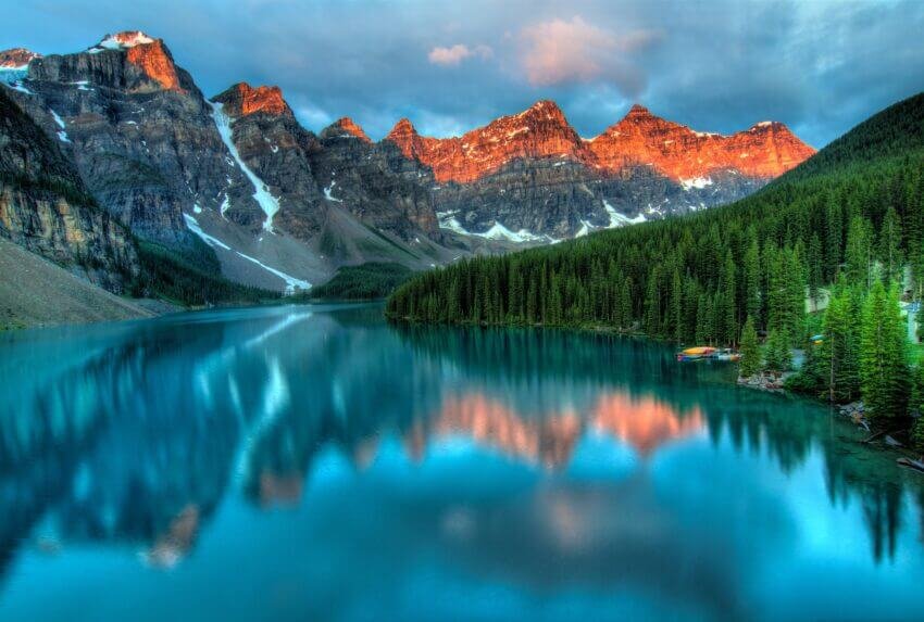 Mountain Reflection Wall Mural