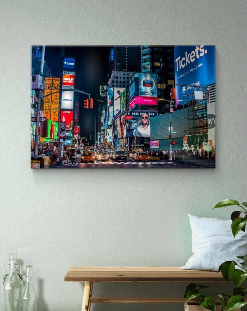 Times Square Neon Night Wall Art Print - Image 2