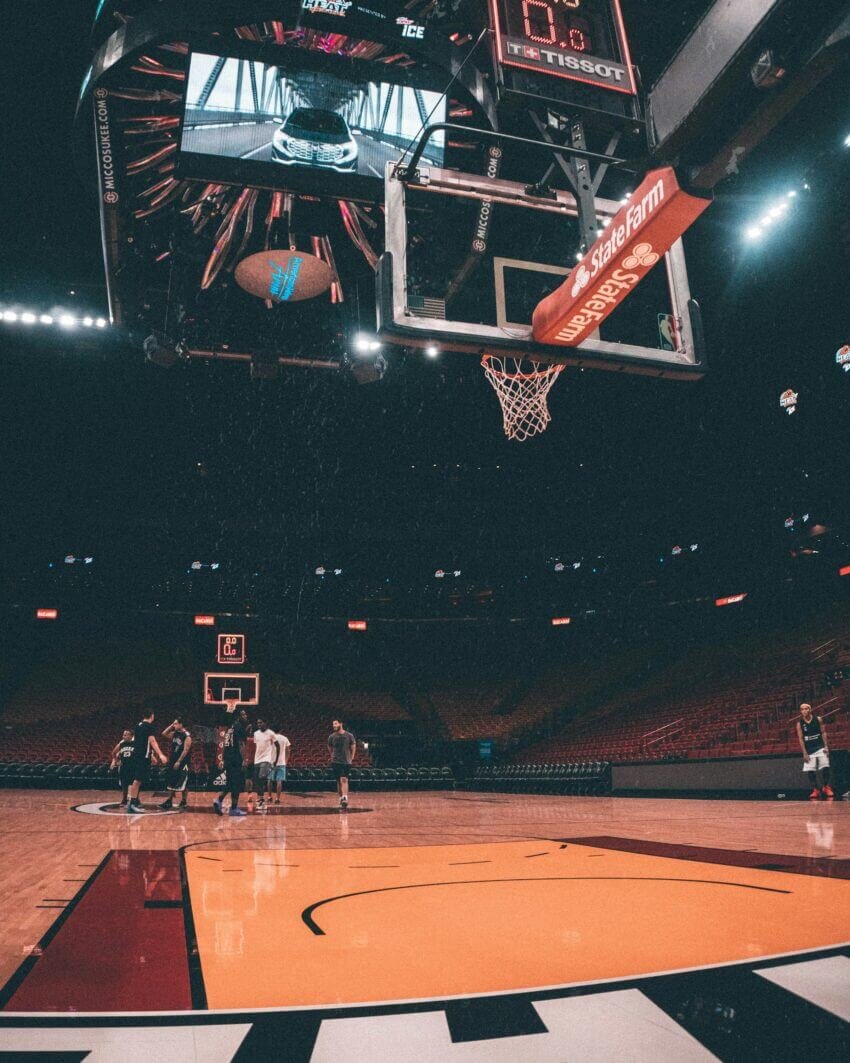 Arena Basketball Wall Art Hanging