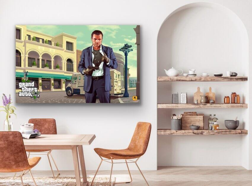 Michael's Heist Prep Wall Mural - Image 2