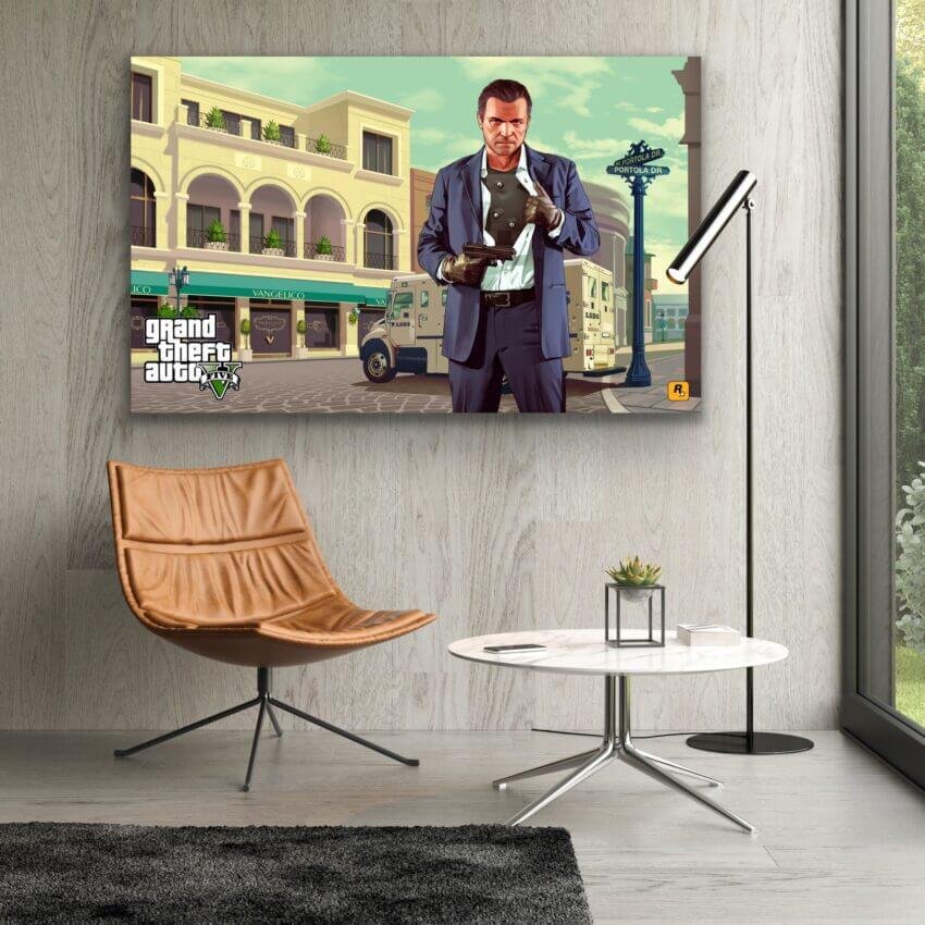 Michael's Heist Prep Wall Mural - Image 3