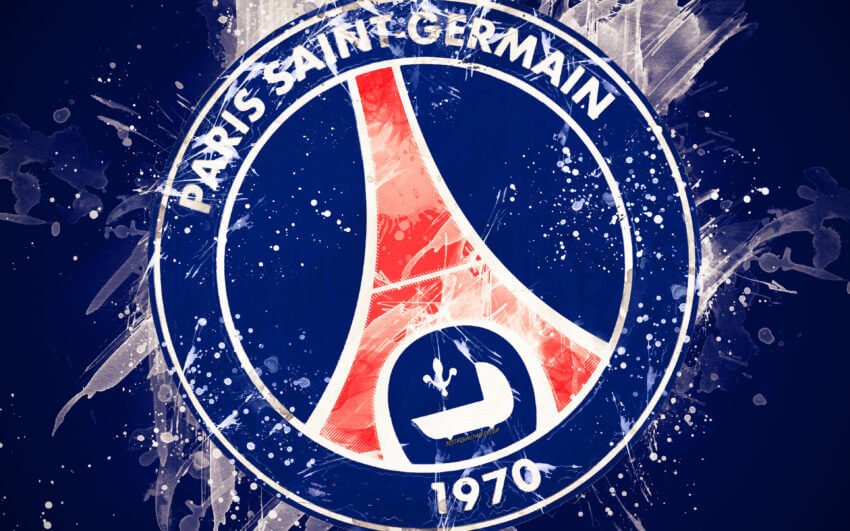Artistic PSG Emblem Wall Mural