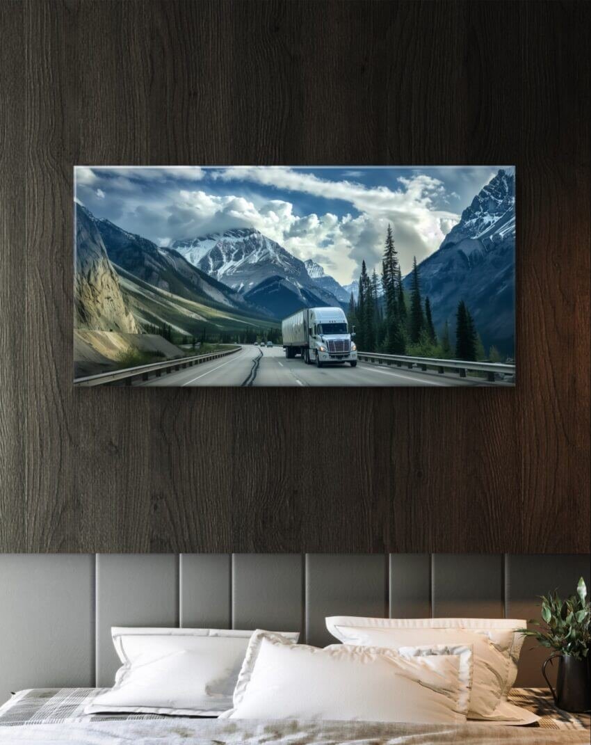 Alpine Freightliner Truck Wallpaper Mural - Image 3