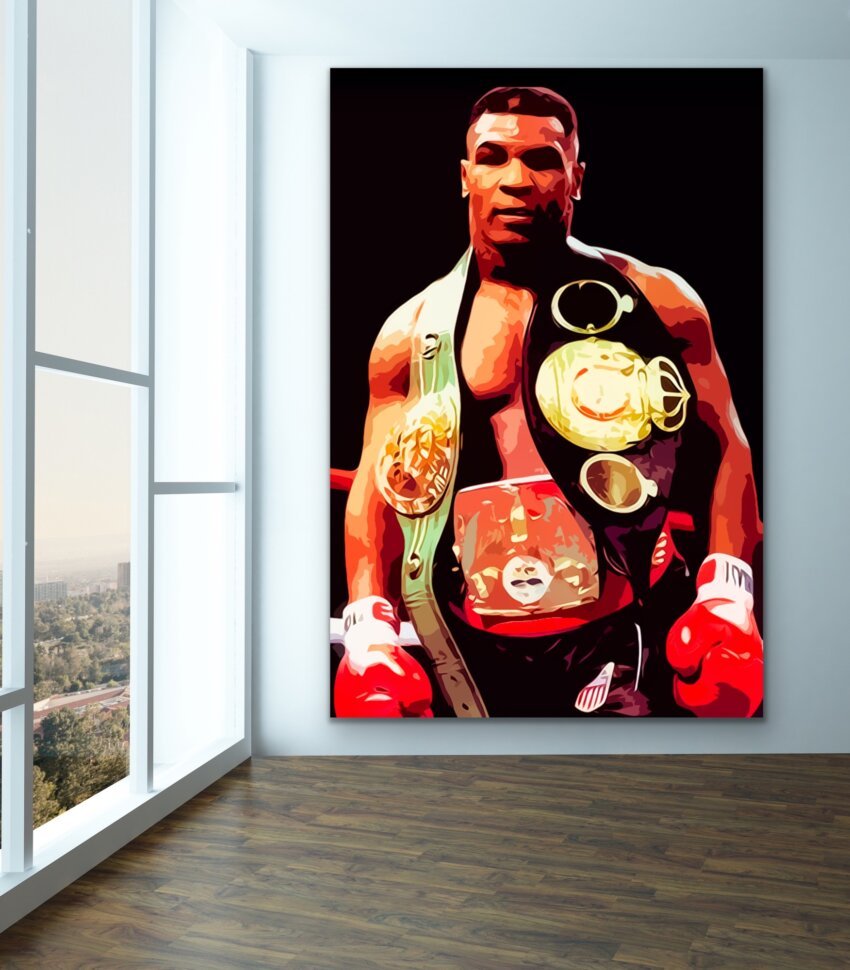 Golden Belt Boxer Wall Art Hanging - Image 3