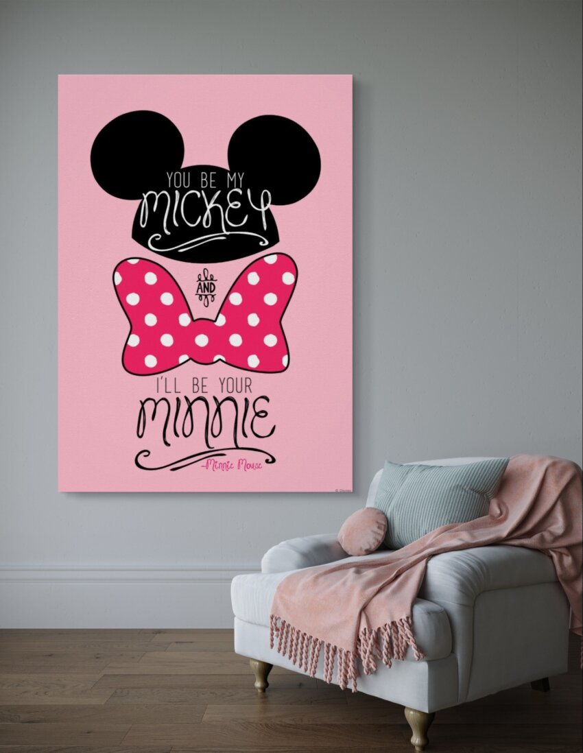 Mickey and Minnie’s Sweet Bond Wallpaper Mural - Image 3