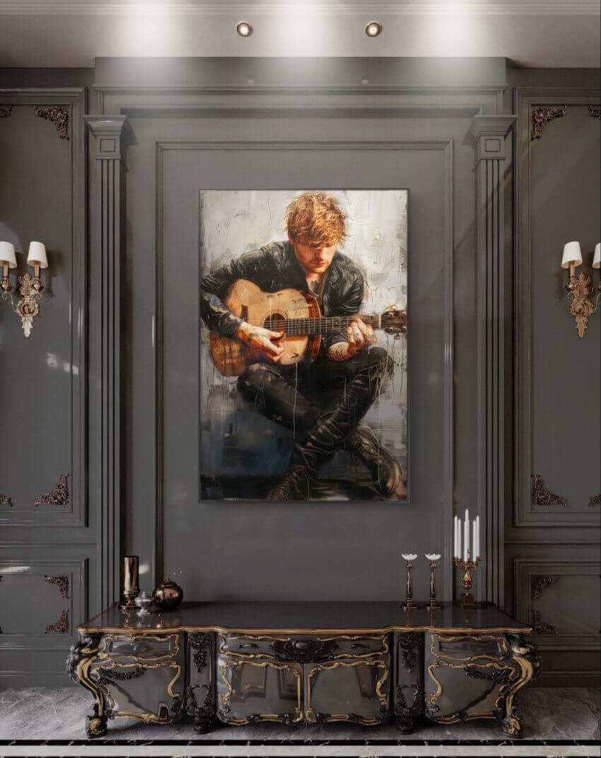 ED Sheeran Modern Troubadour Wallpaper Mural - Image 3
