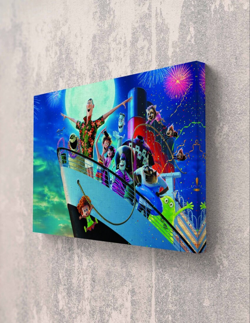 Festive Night on the Ocean Wall Art Hanging - Image 2