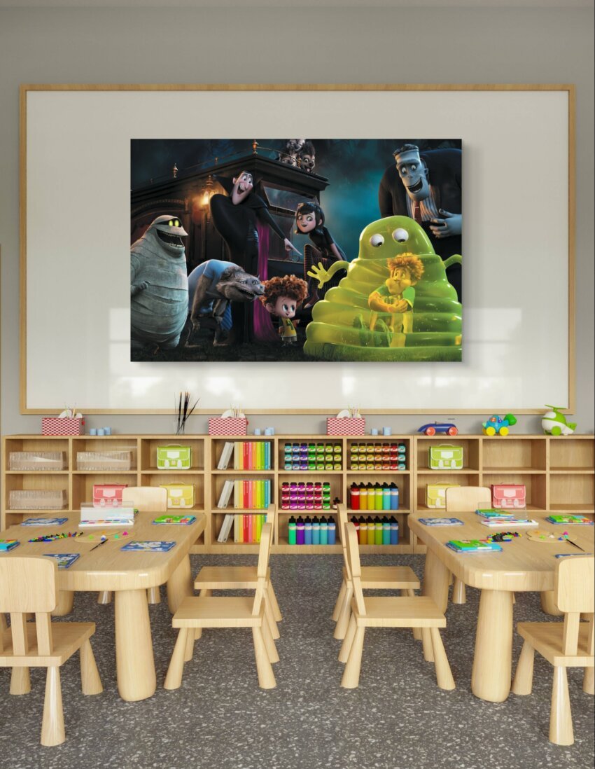 Spooky Night with Monster Pals Wall Art Print - Image 4