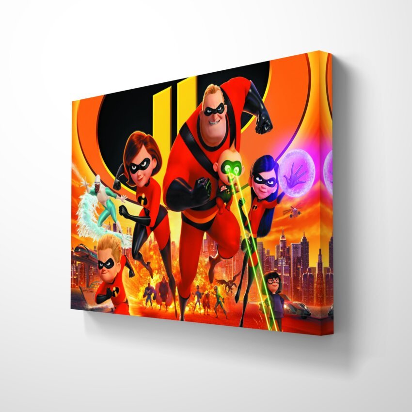 Heroic Family Adventure Wall Art Print - Image 2