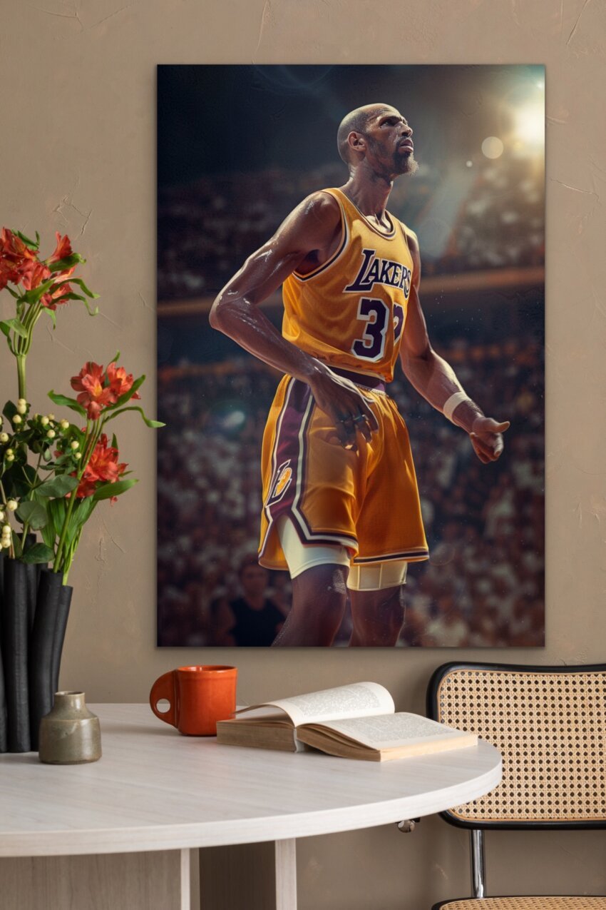 Kareem's Powerful Presence Wall Mural - Image 2