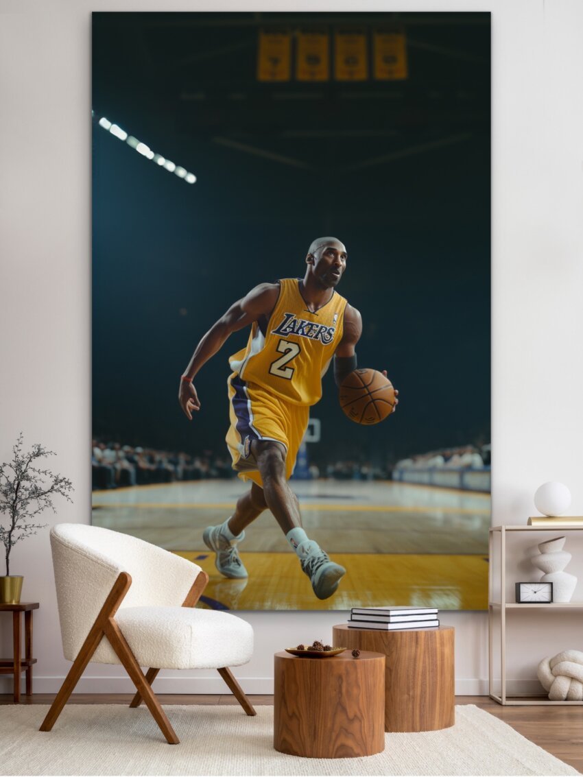 Athletic Excellence with Kobe's Performance Wall Canvas - Image 2