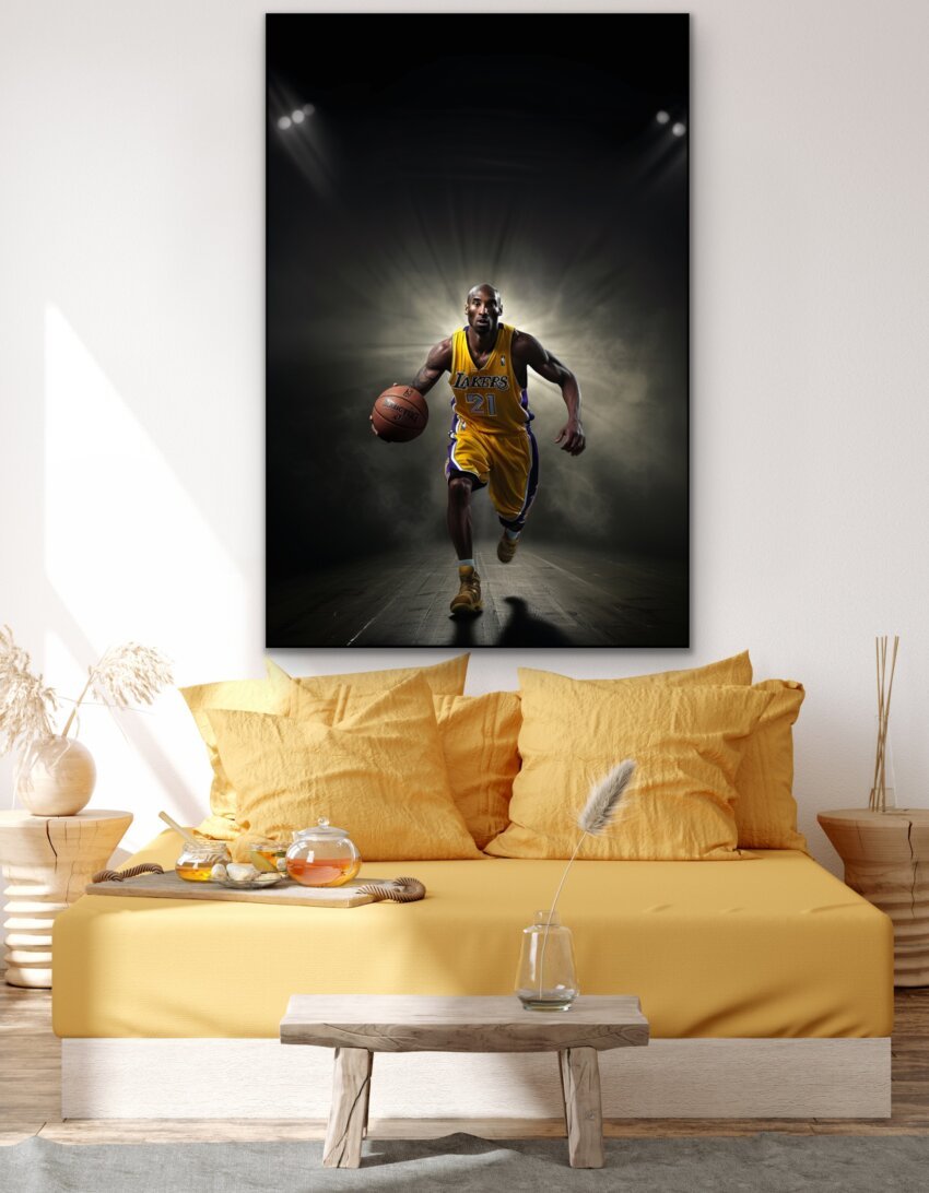 Dynamic Action with Kobe Bryant Wallpaper Mural - Image 2