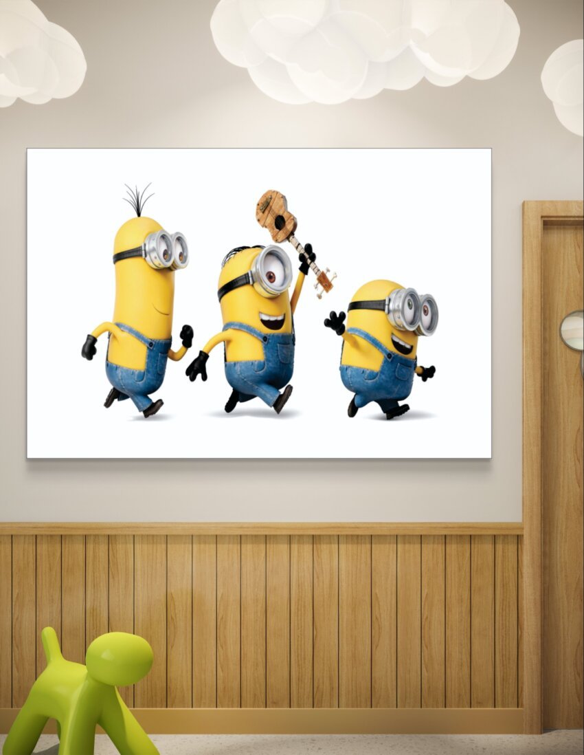 Minions on a Joyful Run Wallpaper Mural - Image 3
