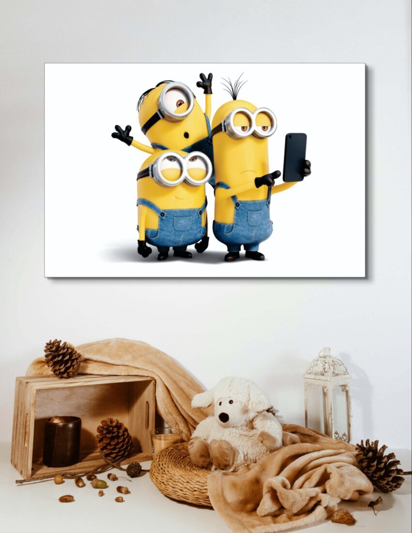 Minions' Silly Selfie Moment Wall Art Hanging - Image 3