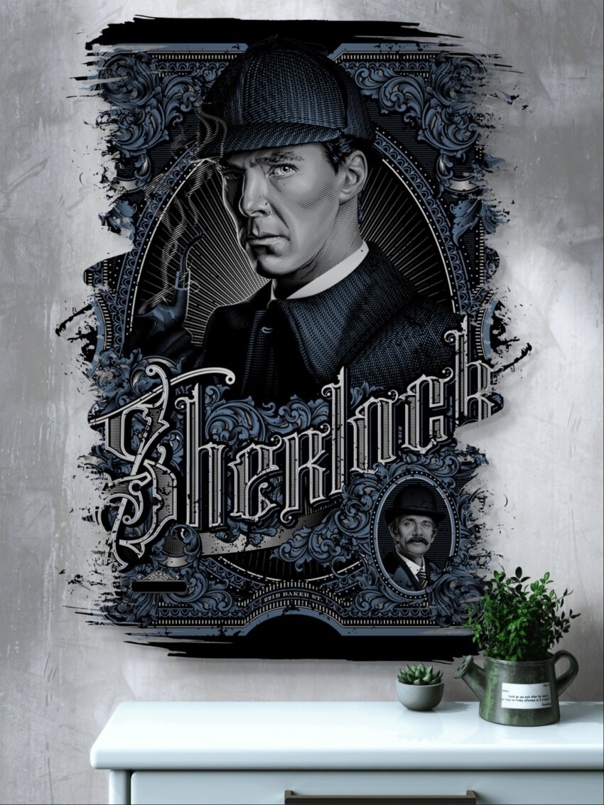 Victorian Detective Wall Poster - Image 2