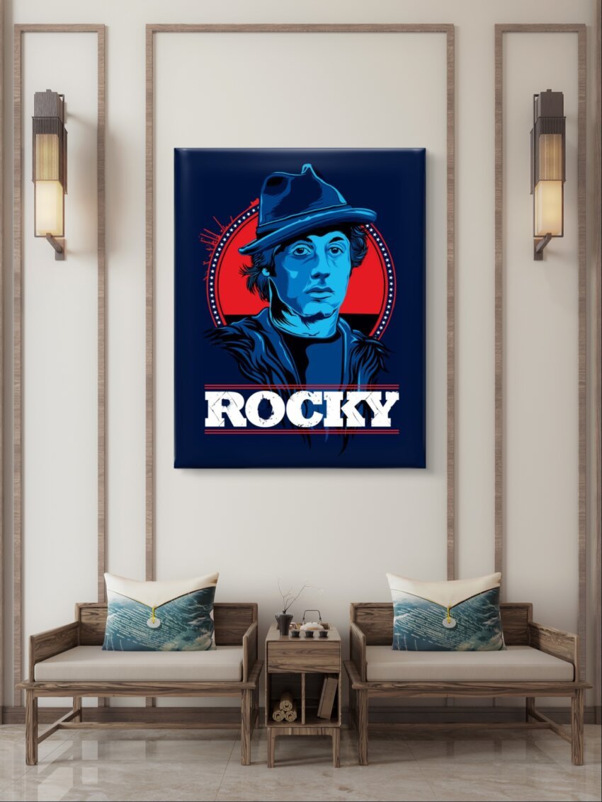 Iconic Boxer Tribute Wall Art Hanging - Image 2