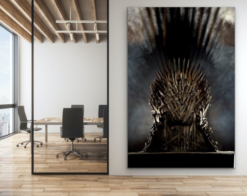 Iron Throne - Dark Shadows Wall Art Print - Image 2