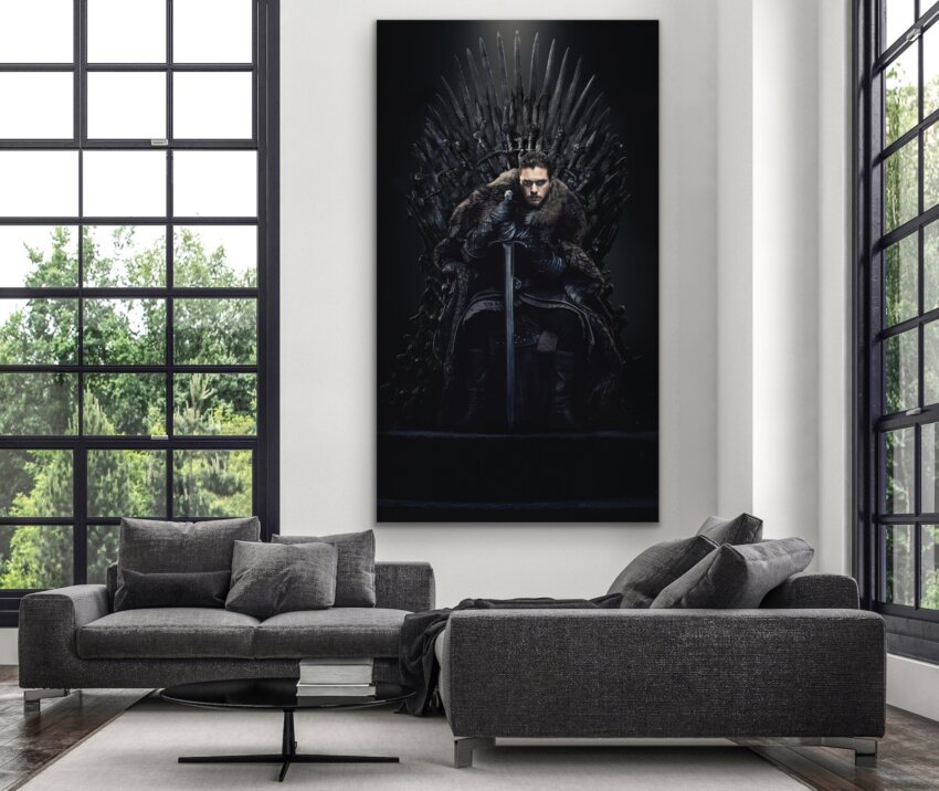 Jon Snow - Dark Majesty Wall Art Hanging - Image 3