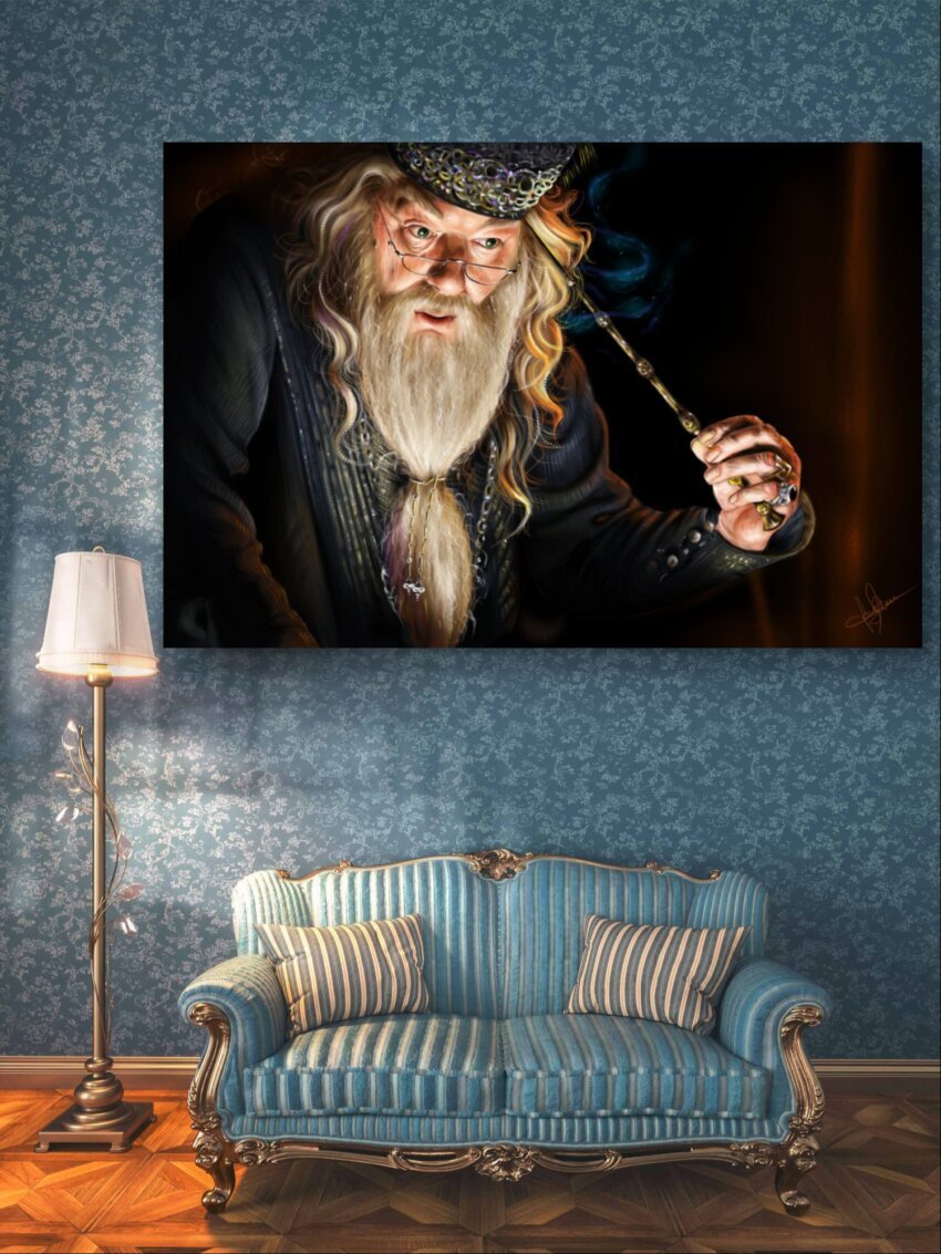 Dumbledore Dark Magic Wand Master Wall Mural - Image 2