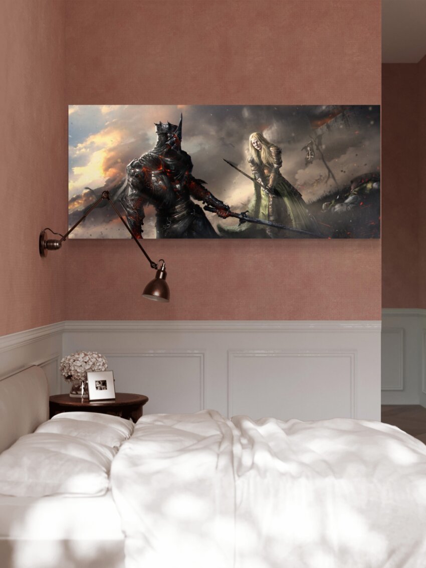 Epic Battle Knight and Warrior Wall Poster - Image 3