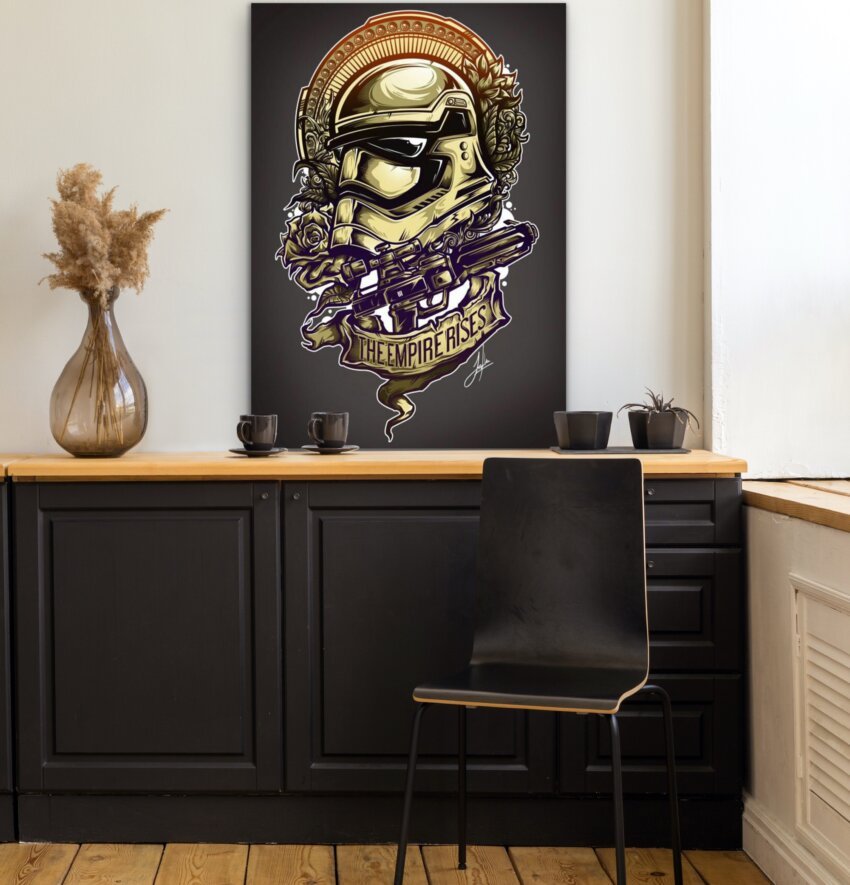 Golden Empire Rise Wall Mural - Image 2