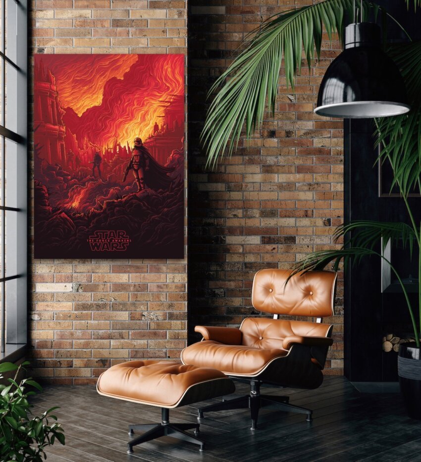 Fiery Awakening Wall Art Theme - Image 3
