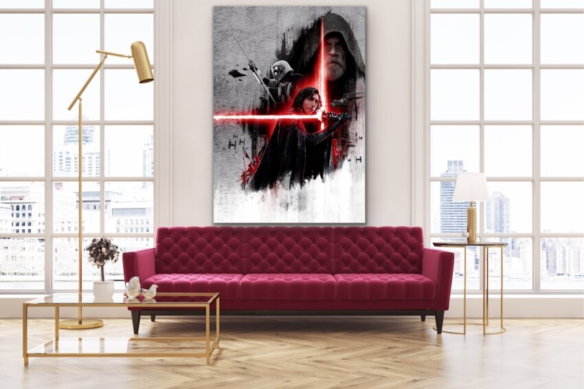 Star Wars Red and Black Radiance Wall Canvas - Image 2