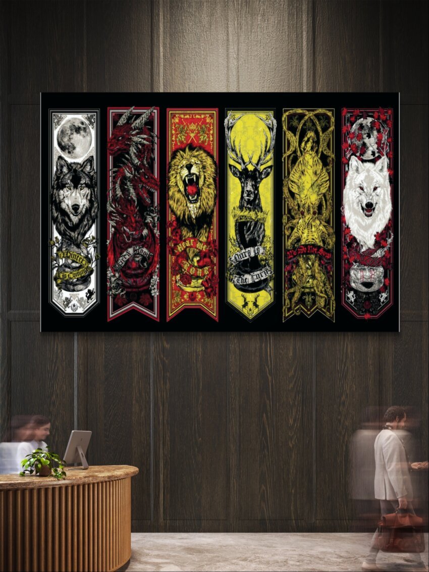 Game of Thrones House Banners Wall Art Hanging - Image 3