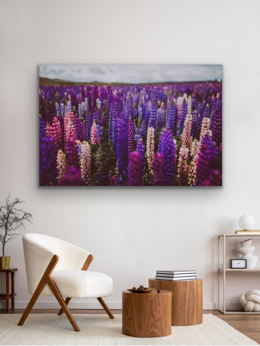 Purple Blossoms Wall Canvas - Image 2