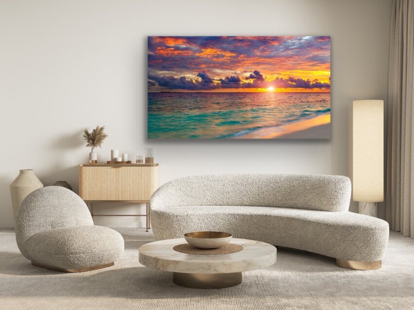 Sunset Serenity Wall Canvas - Image 2