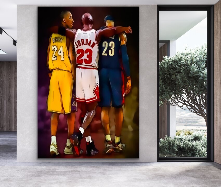 Basketball Legends United Wall Art Theme - Image 3