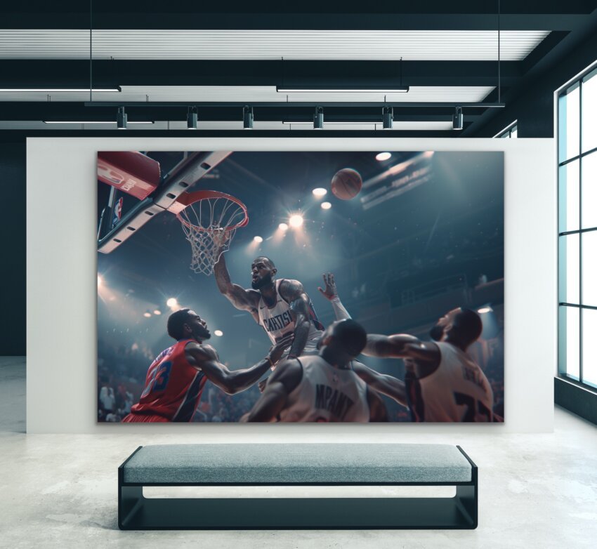 Power Play Basketball Wall Art Theme - Image 2