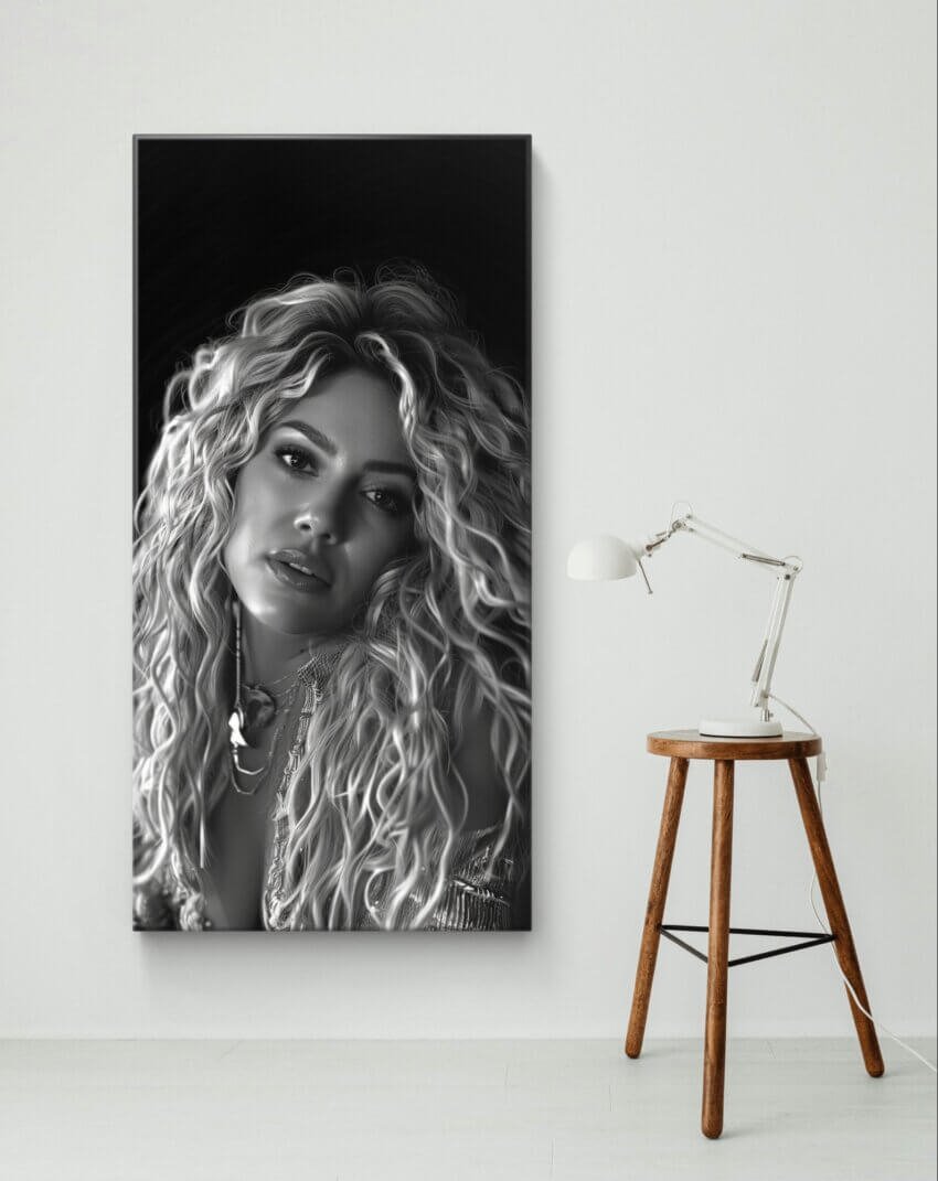 Shakira: Colombian Goddess Wall Art Print - Image 3