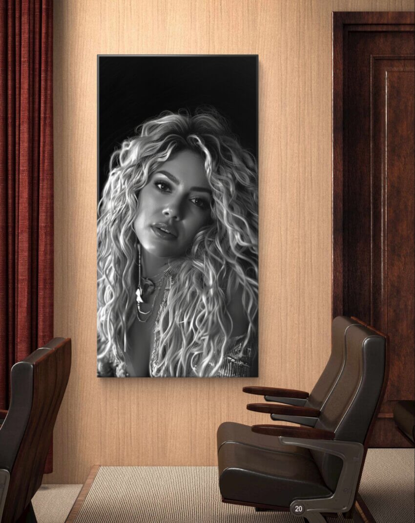 Shakira: Colombian Goddess Wall Art Print - Image 2