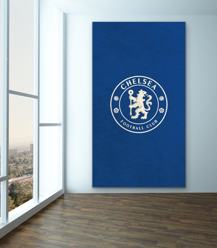 Chelsea FC Emblem Wallpaper Mural - Image 2