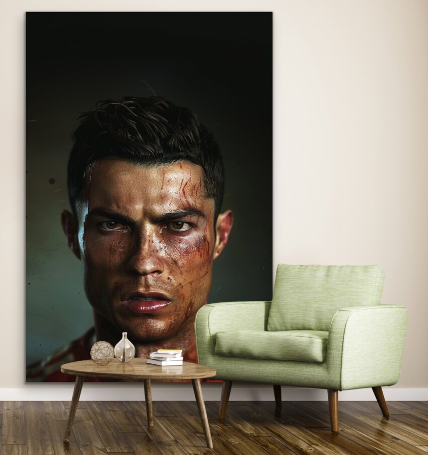 Battle-Hardened Cristiano Wall Art Print - Image 3
