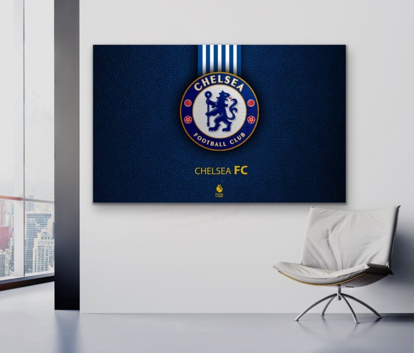 Elegant Chelsea Emblem Wall Poster - Image 2