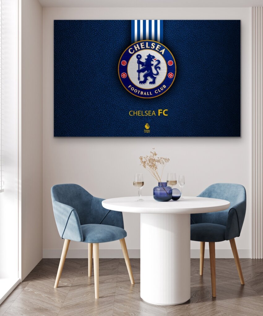 Elegant Chelsea Emblem Wall Poster - Image 3