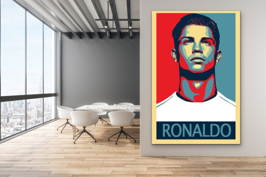Iconic Ronaldo Poster Wall Art Theme - Image 2