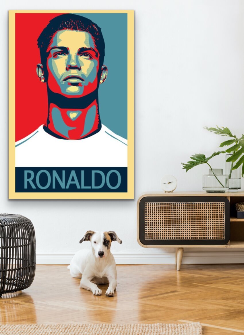 Iconic Ronaldo Poster Wall Art Theme - Image 3