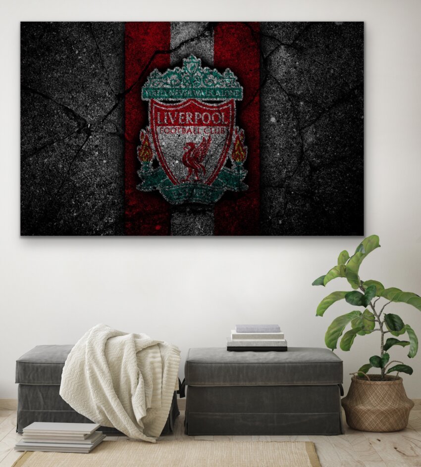 Weathered Liverpool Crest Wall Art Hanging - Image 3