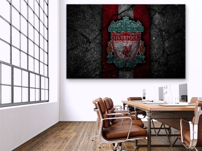 Weathered Liverpool Crest Wall Art Hanging - Image 4
